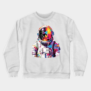 Astronaut Spaceman World Adventure Discovery Crewneck Sweatshirt